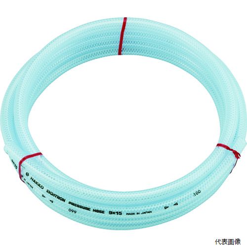 【特長】 ●耐圧性、弾性、復元力、屈曲強度に優れています。 ●端数の長さは取寄せにて品番がございます（品番の末尾をお求めの長さにしてください）。 【用途】 ●工作機械・成型機・工場設備などの工業用エア・水配管。 ●長さ(m)：5 ●内径(mm)：6 ●外径(mm)：11 ●使用圧力(MPa)：1.0 ●許容曲げ半径(mm以上)：40 ●使用温度範囲(℃)：0〜60 ●最小曲げ半径(mm)：40 ●色：クリア 【材質／仕上】 ●軟質塩化ビニール樹脂（PVC）+ポリエステル糸入り 【注意】 ●接続金具が衝撃を受けたり、何かに引っかかる様な場所(床の段差や縞鋼板の継ぎ目など)での使用はしないでください。｢接続金具が飛び抜ける｣といった思わぬ事故の原因となります。 ●接続金具は、金具を手で保持した状態で分離してください。 ●接続金具は、接続後は両側から軽く引き、金具どうしが抜けないことを確認してください。 ●ブレードホース専用のカップリングをご使用ください。他のカップリングを使用するとホースが破損する場合があります。 【入数】 ●1巻 他のサイズはこちら 在庫のない商品は検索に表示されない場合がございます　