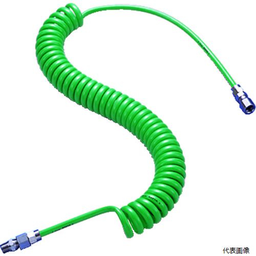トラスコ TCH-803 TRUSCO スパッタウレタンコイルホース 5X8mm 使用範囲1.3m