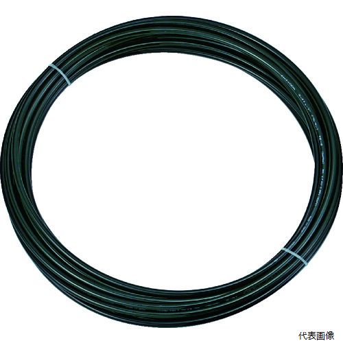 トラスコ TEN-4X2.5-10-BK TRUSCO ポリウレタンチューブ 4X2.5mm 10m巻 黒