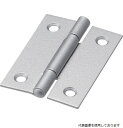 トラスコ 888-51SV TRUSCO スチール製厚口蝶番 シルバー塗装仕上げ 全長51mm (10個入)