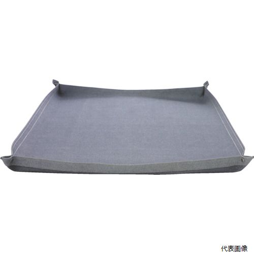 トラスコ TSP-1PS-BO TRUSCO スパッタシート プレミアムシルバー グレー 1号 920X920 四隅ドットボタン..