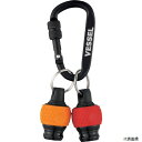 ベッセル QB-22K2RY VESSEL ボールクイックキャッチャー2個組(レッド・イエロー) カラビナ付き QB-22K2RY(4)