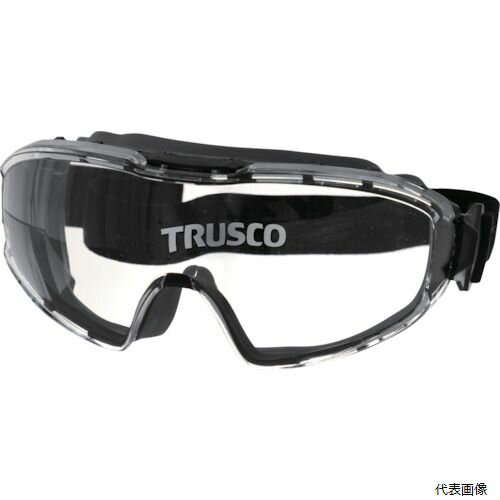 トラスコ G5008-BK TRUSCO カラーセーフティーゴーグル(ワイドビュータイプ)ブラック