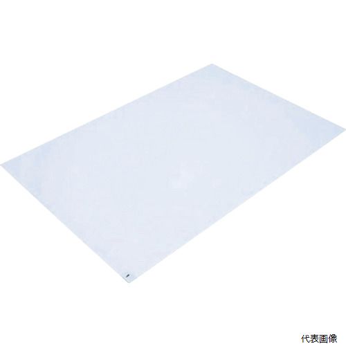 ※この商品はメーカー直送の為「代引き不可」となります ※大型商品のため発送後到着迄に時間がかかる事がございます 　到着日時はお手元の送り状に記載された番号から確認下さい ※日時・時間指定はできません。 【特長】 ●カウントダウンタグ付でマットの残数の確認が容易です。 ●30枚1シートを段ボール梱包しているため保管時や輸送時のヨレを軽減しました。 ●汚れたフィルムをはがすだけでいつでも清潔な環境にすることができます。 ●フレームがなくても使用可能です。 【用途】 ●靴底の塵、埃の除去。 【仕様】 ●シート入数(枚)：30 ●色：ホワイト ●サイズ長辺(mm)：900 ●サイズ短辺(mm)：600 ●厚さ(mm)：1.6 ●1シート：フィルム30枚 ●フィルム厚さ：50μm 【材質／仕上】 ●フィルム：低密度ポリエチレン（LDPE） ●粘着剤：水性アクリル乳酸 【注意】 ●粘着マット表面粘着力と靴底の付き具合（強弱）を確認してください。 ●縦置きするとシートが変形するので保管・輸送時は平置き厳守でお願いします。 ●提供不可：chemSHERPA、ミルシート 【入数】 ●1SHT/30枚 他のサイズはこちら 在庫のない商品は検索に表示されない場合がございます　