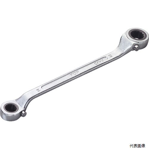 Glasses Wrench - トップ工業 RW-22X24 TOP ラチェットメガネレンチ 22X24mm