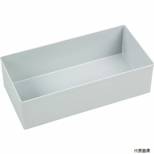 allit 456309 プラスチックボックス Allitパーツケース EuroPlus用 グレー 108X216X63mm
