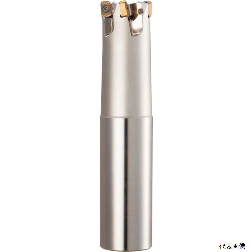 【特長】 ●高能率荒加工用カッター「QMMAX形」のチップ両面使用タイプです。 ●高送り可能な刃先形状を採用した低抵抗形チップを使用しています。 ●最大切込み深さap=1mmです。 【用途】 ●高送り用。 【仕様】 ●刃数CICT(枚)：2 ●切削径DC(mm)：16 ●シャンク径DMM(mm)：16 ●全長OAL(mm)：100 ●適合チップ：ENMU100412ZER ●シャンクタイプ 【入数】 ●1本 他のサイズはこちら 在庫のない商品は検索に表示されない場合がございます
