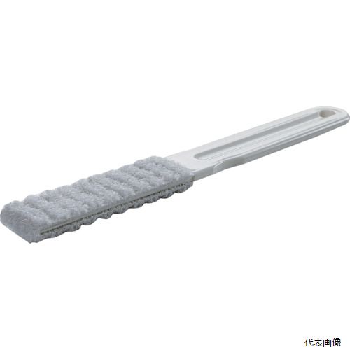 【特長】 ●水に濡らしてこするだけで、エアコンの黒い汚れを落とすことができます。 ●抗菌加工を施した糸を使用しています。 ●エアコンの送風口に差し込みやすいサイズです。 ●水だけでも汚れを落とす特殊形状の繊維を使用したクリーナーです。 ●びっくりフレッシュ素材にリサイクル原料(再生ポリステル樹脂)を約50％使用しています。 【仕様】 ●色：グレー ●縦(mm)：250 ●横(mm)：30 ●抗菌糸使用 ●耐熱温度：80度 【材質／仕上】 ●柄：ポリプロピレン ●不織布：ポリエステル 【入数】 ●1本 他のサイズはこちら 在庫のない商品は検索に表示されない場合がございます　