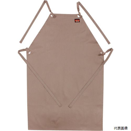 【特長】 ●高い防炎性能を有しています。 ●洗濯しても防炎効果が持続します。 ●静電気が発生しにくいです。 【用途】 ●溶接、溶断、火気のある現場に。 【仕様】 ●色：グレー ●サイズ：L ●タイプ：防炎 ●全長(mm)：1100 ●幅(mm)：600 ●JISL1091E法（LOI値29.13） 【材質／仕上】 ●綿(防炎加工) 【注意】 ●不燃ではないため、一般の防炎素材同様に炭化した部分に穴が開く場合があります。 ●アーク光などの強い光を浴びると色が抜ける可能性があります。 【入数】 ●1着 他のサイズはこちら 在庫のない商品は検索に表示されない場合がございます　