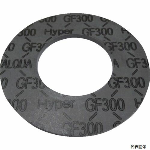 バルカー GF300G-J1L100 VALQUA ブラックハイパーガスケット 呼び径100A