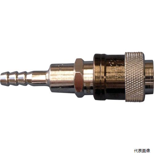 小池酸素工業 AS-1-6 小池酸素 アポロコック(ソケット) ホース用 適用流体酸素 接続サイズφ6 S1A02111