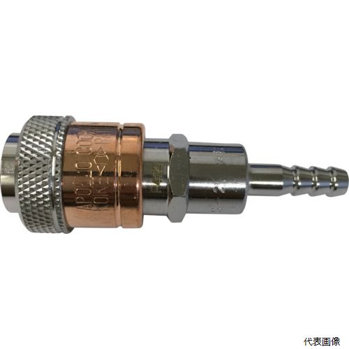 小池酸素工業 AS-2-6 小池酸素 アポロコック(ソケット) ホース用 適用流体燃料ガス 接続サイズφ6 S1A02112