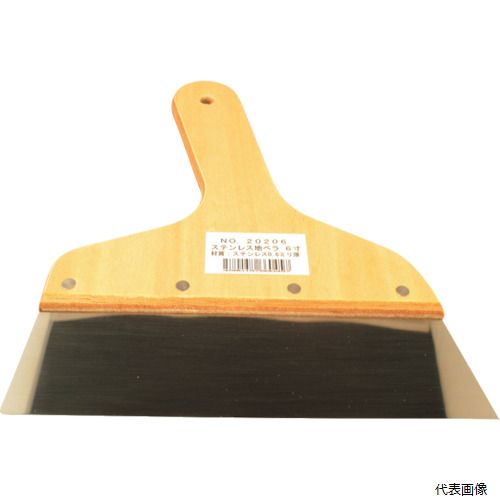 【特長】 ●柄は丸味を持ち、軽く握りやすく、クリア塗装です。 【用途】 ●クロスのコーナー切りに。 【仕様】 ●全長(mm)：220 ●刃幅(mm)：180 ●刃長(mm)：50 ●刃厚(mm)：0.6 ●呼び寸(寸)：6 【材質／仕上】 ●ステンレス（SUS420J2） 【入数】 ●1本 他のサイズはこちら 在庫のない商品は検索に表示されない場合がございます　