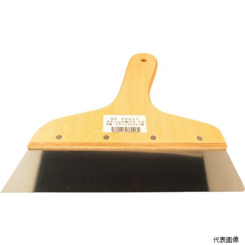 【特長】 ●柄は丸味を持ち、軽く握りやすく、クリア塗装です。 【用途】 ●クロスのコーナー切りに。 【仕様】 ●全長(mm)：220 ●刃幅(mm)：215 ●刃長(mm)：50 ●刃厚(mm)：0.6 ●呼び寸(寸)：7 【材質／仕上】 ●ステンレス（SUS420J2） 【入数】 ●1本 他のサイズはこちら 在庫のない商品は検索に表示されない場合がございます　