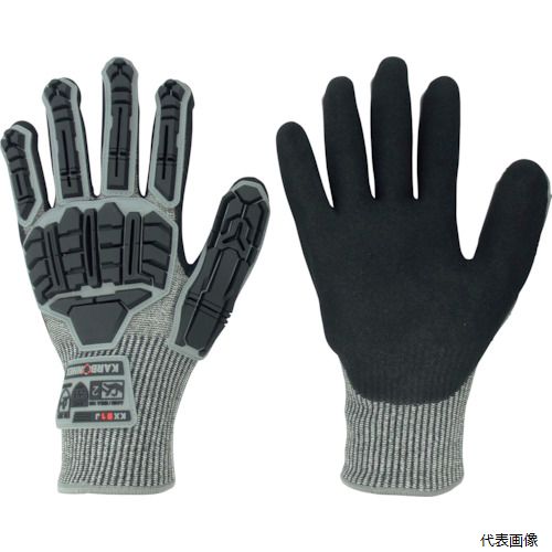 ミドリ安全 KX-91J-L KARBONHEX 耐切創性 耐衝撃性手袋 KX-91J L