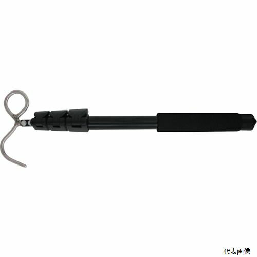 【特長】 ●携帯性に優れた伸縮シャフト仕様になっています。 【用途】 ●吊荷やワイヤーロープの押し止め引きに。 ●リングサイズ(mm)：26×29 ●全長(mm)：360〜1250 ●4段ロックシャフト仕様 【入数】 ●1丁 他のサイズはこちら 在庫のない商品は検索に表示されない場合がございます　