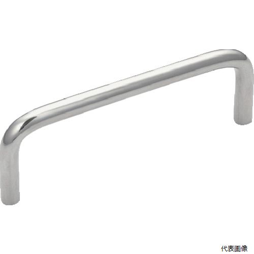 【特長】 ●H-42-C-2、H-42-C-4、H-42-C-15と同サイズのチタン合金製ハンドルH-42-CT型もあります。（H-42-C-14とはL・B寸法が若干異なります） ●（H-42-C-2とはL・B寸法が若干異なります） 【用途】 ●各種産業機器、キャビネット。 【仕様】 ●全長(mm)：86 ●全高(mm)：30 ●径(mm)：6 ●ねじ寸法：M4 ●ねじ深さ(mm)：7 ●取付ピッチ(mm)：80 ●ステンレス鋼（SUS304） 【材質／仕上】 ●ステンレス鋼（SUS304） 【入数】 ●1個 他のサイズはこちら 在庫のない商品は検索に表示されない場合がございます