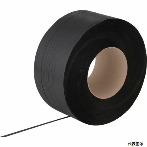 【特長】 ●主原料にリサイクルPPを使用したバンドです。 ●環境に配慮したPPバンドです。 ●通常のPPバンドと変わりなく、梱包機でご使用いただけます。 【仕様】 ●色：黒 ●幅(mm)：15.5 ●長さ(m)：2500 ●厚さ(mm)：0.61 ●引張強度(kg)：130 ●紙管内径(mm)：200 ●機械用/手締用：機械用 ●破断伸度：20%以下 【材質／仕上】 ●再生ポリプロピレン（PP） 【注意】 ●提供不可：ミルシート 【入数】 ●1巻 他のサイズはこちら 在庫のない商品は検索に表示されない場合がございます
