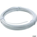 トラスコ TCW-40W TRUSCO カラー針金 ビニール被覆タイプ ホワイト白 #8 線径4.0mm 1kg