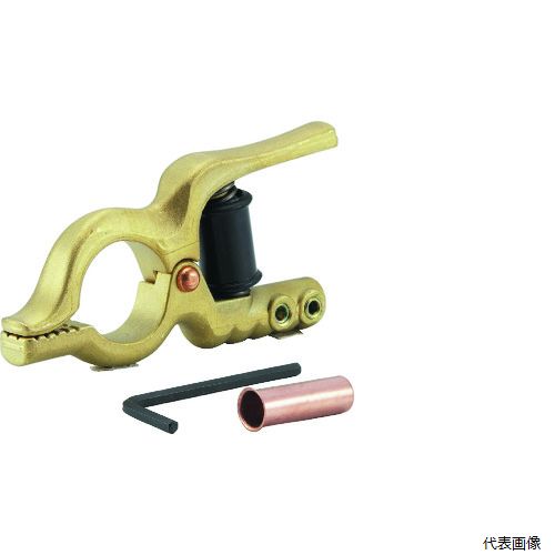 【特長】 ●作業効率に優れたアース接続用クリップです。 【仕様】 ●溶接電流(A)：100-300 ●使用電線(［［MM2］］)：22〜50 ●全長(mm)：140 ●挟み能力(mm)：25 ●電線接続：ねじ止め 【セット内容／付属品】 ●...