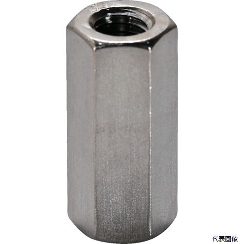 【特長】 ●通常の六角ナットに比べて全長の長いナットで長ナットと呼ばれることもあります。 【用途】 ●長さや高さの調整、ねじの継手や建築材料に。 【仕様】 ●呼び径：M16 ●二面幅寸法(mm)：24 ●高さ(mm)：50 ●ねじピッチ(mm)：2.0 ●二面幅B(mm)：24 ●対角寸法(mm)：27.7 ●ねじ山：- ●パッケージ：ボルトンパック（ブリスター） 【材質／仕上】 ●スチール ●表面処理：ユニクロメッキ仕上げ 【注意】 ●提供不可：chemSHERPA、SDS 【入数】 ●1Pk/3個 他のサイズはこちら 在庫のない商品は検索に表示されない場合がございます　