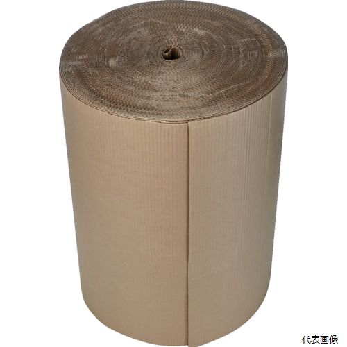 ※こちらの商品はメーカーからの直送につき、代引き不可商品となります。 ※大型商品のため、発送後到着迄に時間かかることがございます。 　ご到着の日時はお手元の送り状に記載された番号からご確認下さい。 ※日時・時間指定はできません。 【特長】 ●引越し等で使用される一般的な巻き段ボールです。 ●紙素材のため、ハサミ・カッターなどで加工しやすい商品です。 ●凸凹の向きを変えて包装することにより、クッション性を増すことができます。 【用途】 ●異形物の梱包に。 【仕様】 ●幅(mm)：500 ●長さ(m)：50 ●厚さ(mm)：2.5 【材質／仕上】 ●表裏：クラフト紙 【注意】 ●商品保護のため、段ボールを規定よりも余分に巻いた状態で仕上げております。最外周の傷に関しては不具合としては扱いませんのでご了承ください。 ●提供不可：ミルシート 【入数】 ●1本 他のサイズはこちら 在庫のない商品は検索に表示されない場合がございます　