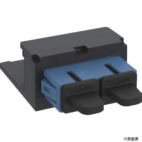 【スタンプラリー】 パンドウ CMDBUSCZBL PANDUIT 光ファイバーSCアダプタモジュール デュプレックス OS1／OS2 CMDBUSCZBL