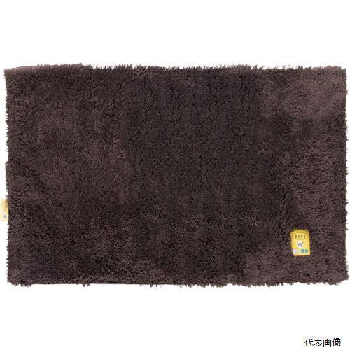 乐天商城 - オカ 66373 業務用バスマット乾度良好Ag＋ 50×80cm ブラウン