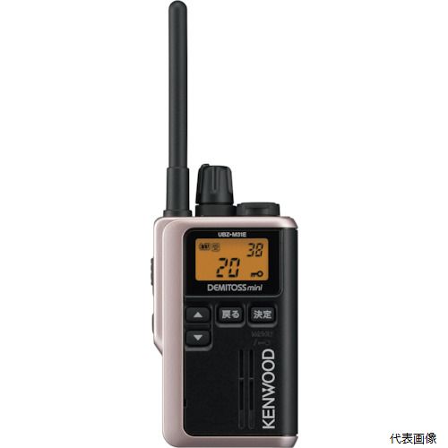 JVCケンウッド UBZ-M31EG KENWOOD 特定小電力トランシーバー シャンパンゴールド