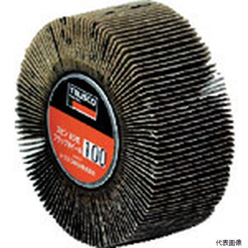 トラスコ SF-6025 TRUSCO スピンネジ式フラップホイール 外径60 (5個入) #100 100#