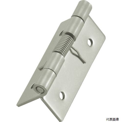 【仕様】 ●全長(mm)：51 ●幅(mm)：38 ●厚さ(mm)：1.5 ●ねじ穴数：4 ●穴径(mm)：3.2 ●耐荷重(kg)2個使用時：6 ●取付方法：木ねじ(別売) ●表面処理：鏡面バフ研磨仕上げ ●軸径(mm)D2：6.5 【材質／仕上】 ●ステンレス（SUS304） 【注意】 ●提供不可：chemSHERPA、SDS 【入数】 ●1個 他のサイズはこちら 在庫のない商品は検索に表示されない場合がございます　