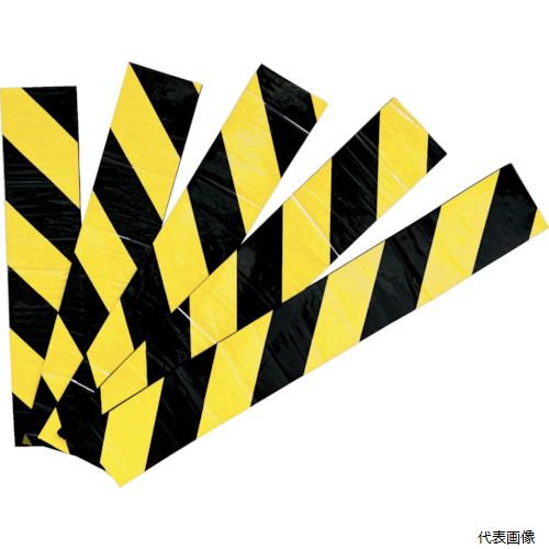 乐天商城 - 日東エルマテリアル HTR1001 日東エルマテ 反射トラクッション 5mm×100mm×1m 黄／黒