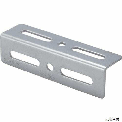 樂天商城 - トラスコ TK27-L4S TRUSCO ジョイント金具27型L ステンレス 寸法100X27 穴数6