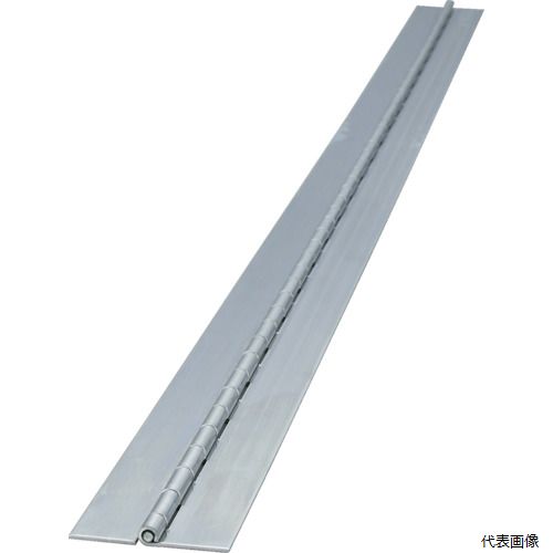 【用途】 ●制御盤、配分電盤。 ●工作機械・車両等の蝶番。 【仕様】 ●全長(mm)：1000 ●幅(mm)：32 ●厚さ(mm)：0.8 ●D2(mm)：2.5 ●表面処理：鏡面バフ研磨仕上げ ●B(mm)：12.5 ●取付方法：溶接タイプ 【材質／仕上】 ●ステンレス（SUS304） 【入数】 ●1本 他のサイズはこちら 在庫のない商品は検索に表示されない場合がございます　