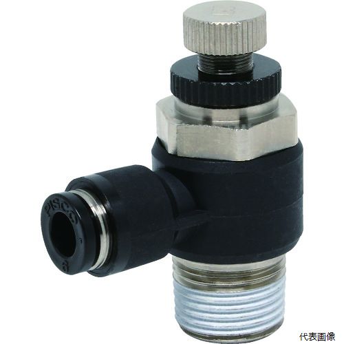 日本ピスコ JSC6-03B PISCO スピードコントローラ エルボ メーターイン制御チューブ6ネジR3／8