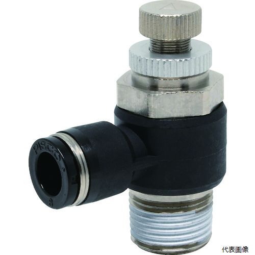 日本ピスコ JSC8-03A PISCO スピードコントローラ エルボ メーターアウト制御チューブ8ネジR3／8