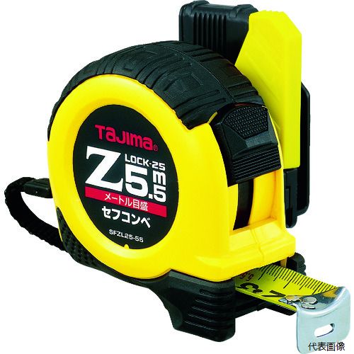 【スタンプラリー】 TJMデザイン SFZL25-55BL タジマ セフコンベZロック-25 5.5m メートル目盛 ブリスター