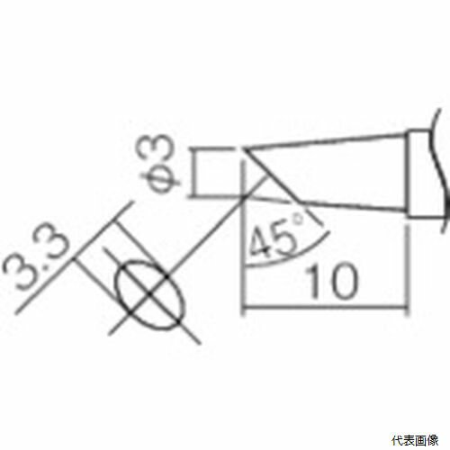 白光 T12-BC3Z こて先 3BC型(Z)