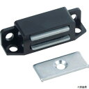 トラスコ TSM-63P-BK TRUSCO マグネットキャッチ 樹脂製・縦型横型両用 L45mm 黒