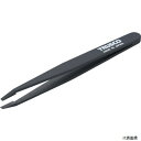 トラスコ TPP-233 TRUSCO プラスチック製ピンセット 120mm 先平細型