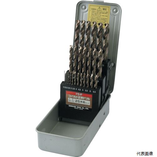 Other - イシハシ精工 COD-25S ISF コバルト正宗ドリル 25本組セット(スチールケース入り)