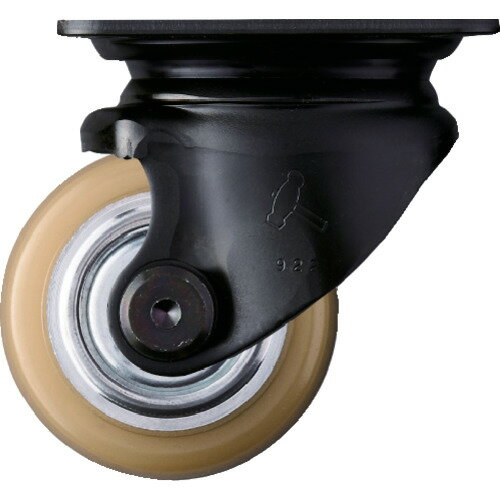 ハンマーキャスター 540S-BAU50 ハンマー 低床重荷重用旋回式ウレタン車輪(アルミホイール・ボールベアリング)50mm