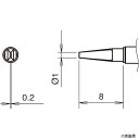 白光 T38-02L1 こて先1L型 400℃(4)