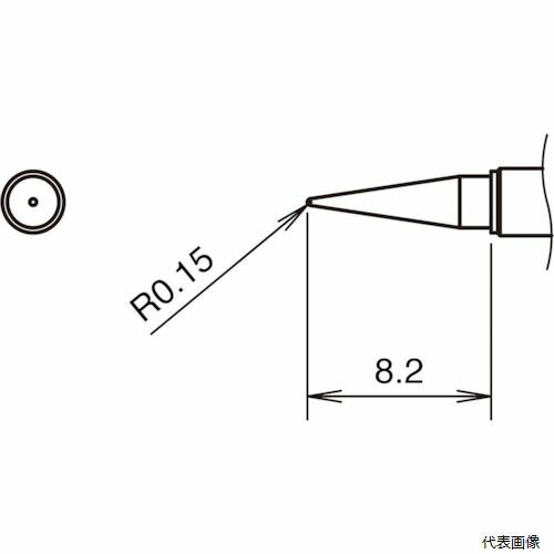 白光 T38-02I こて先I型 400℃