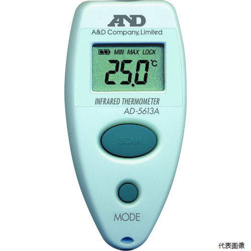 エー・アンド・デイ AD5613A A＆D デジタル放射温度計 測定温度範囲-55〜220℃ ブルー