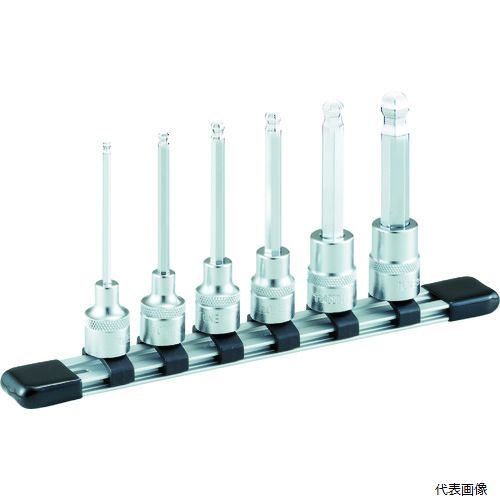 TONE HBH306 ボールポイントヘキサゴンソケットセット(ホルダー付)