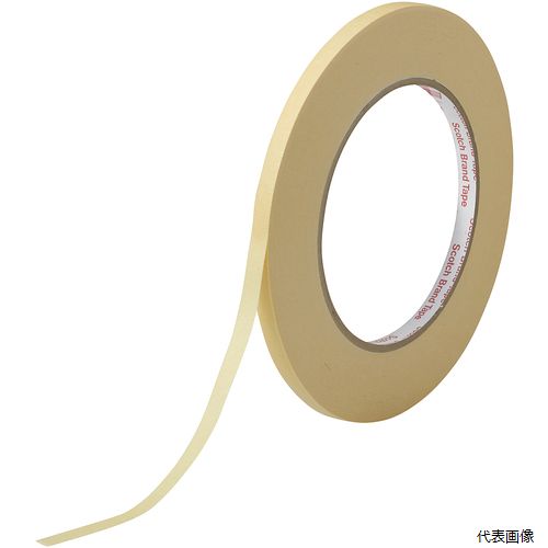 【スタンプラリー】スリーエム 214-3MNE 6X50 3M 耐熱性クレープマスキングテープ 214ー3MNE 6mmX50m