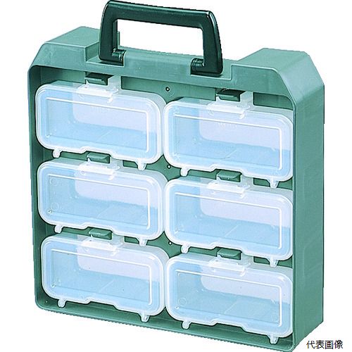 アイリスオーヤマ UC-6W IRIS 231011 パーツ収納 ユニットケース(ウエストケース6個付)