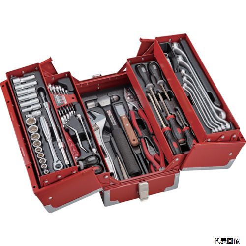 【スタンプラリー】TONE TSA3331 TONE 整備用工具セット ツールセット(オートメカニック用) レッド 61..