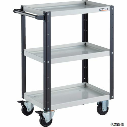 (代引き不可) トラスコ TRUSCO ツールワゴン イーグルワゴン 600X400XH880 ホワイト／ブラック